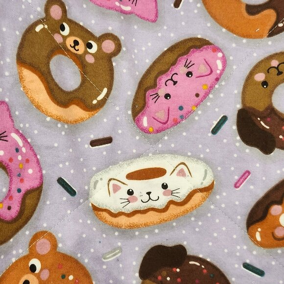 Eco-Friendly Reusable Paper Towels in Dog and Cat Donuts Print - Picture 2 of 4